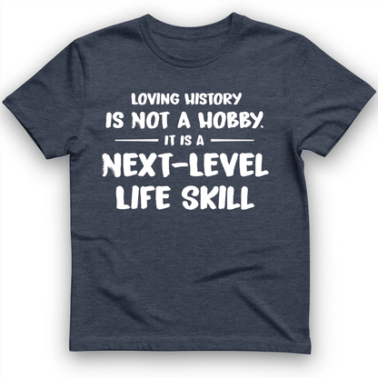 Next Level Life Skill T-Shirt Heather Navy / S
