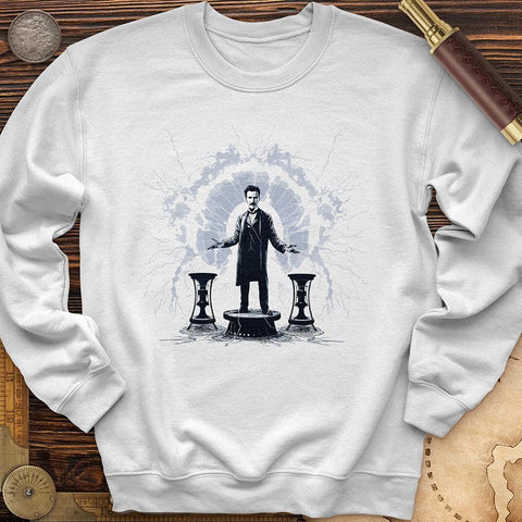 Nikola Tesla Crewneck White / S