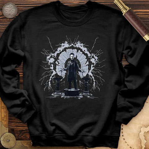 Nikola Tesla Crewneck Black / S