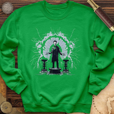 Nikola Tesla Crewneck Irish Green / S