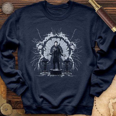 Nikola Tesla Crewneck Navy / S