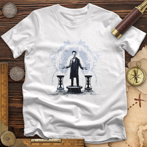 Nikola Tesla High Quality Tee White / S