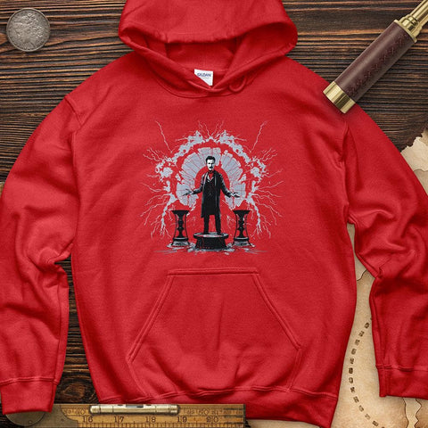 Nikola Tesla Hoodie Red / S