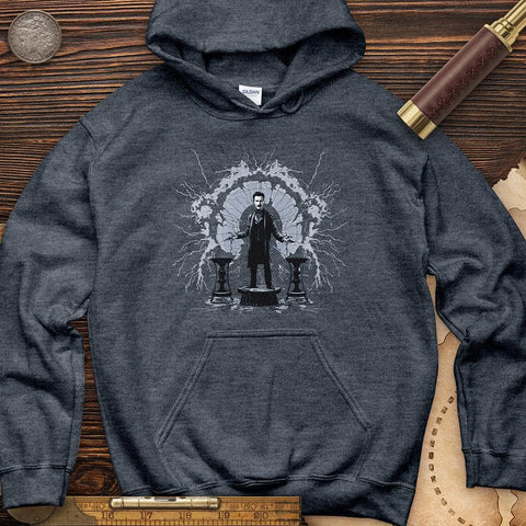 Nikola Tesla Hoodie Dark Heather / S