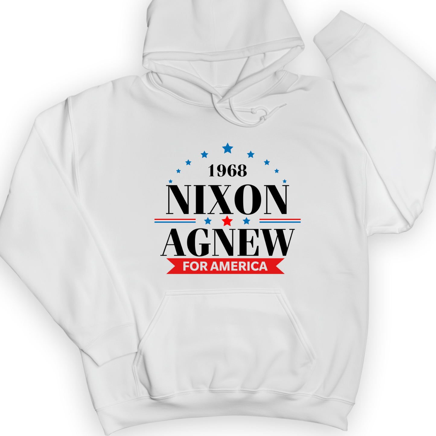 Nixon Agnew 1968 Hoodie White / S