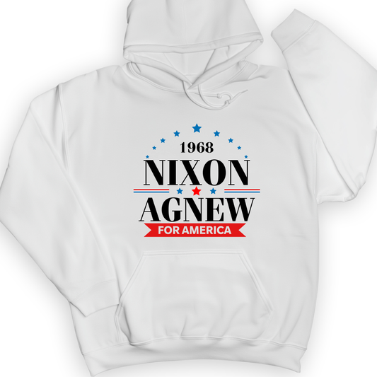 Nixon Agnew 1968 Hoodie White / S