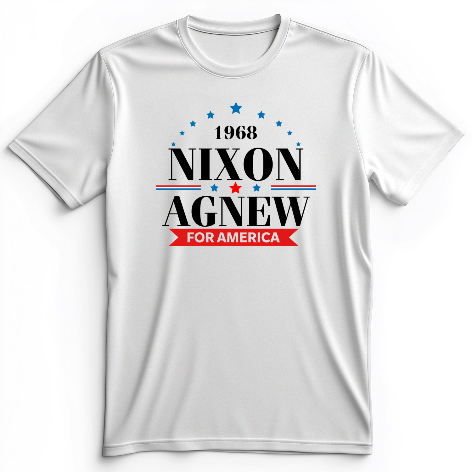 Nixon Agnew 1968 Premium Tee White / S