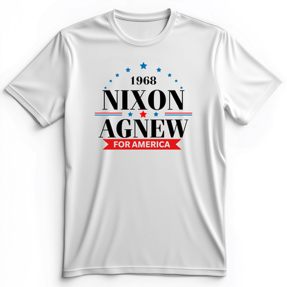 Nixon Agnew 1968 Premium Tee White / S
