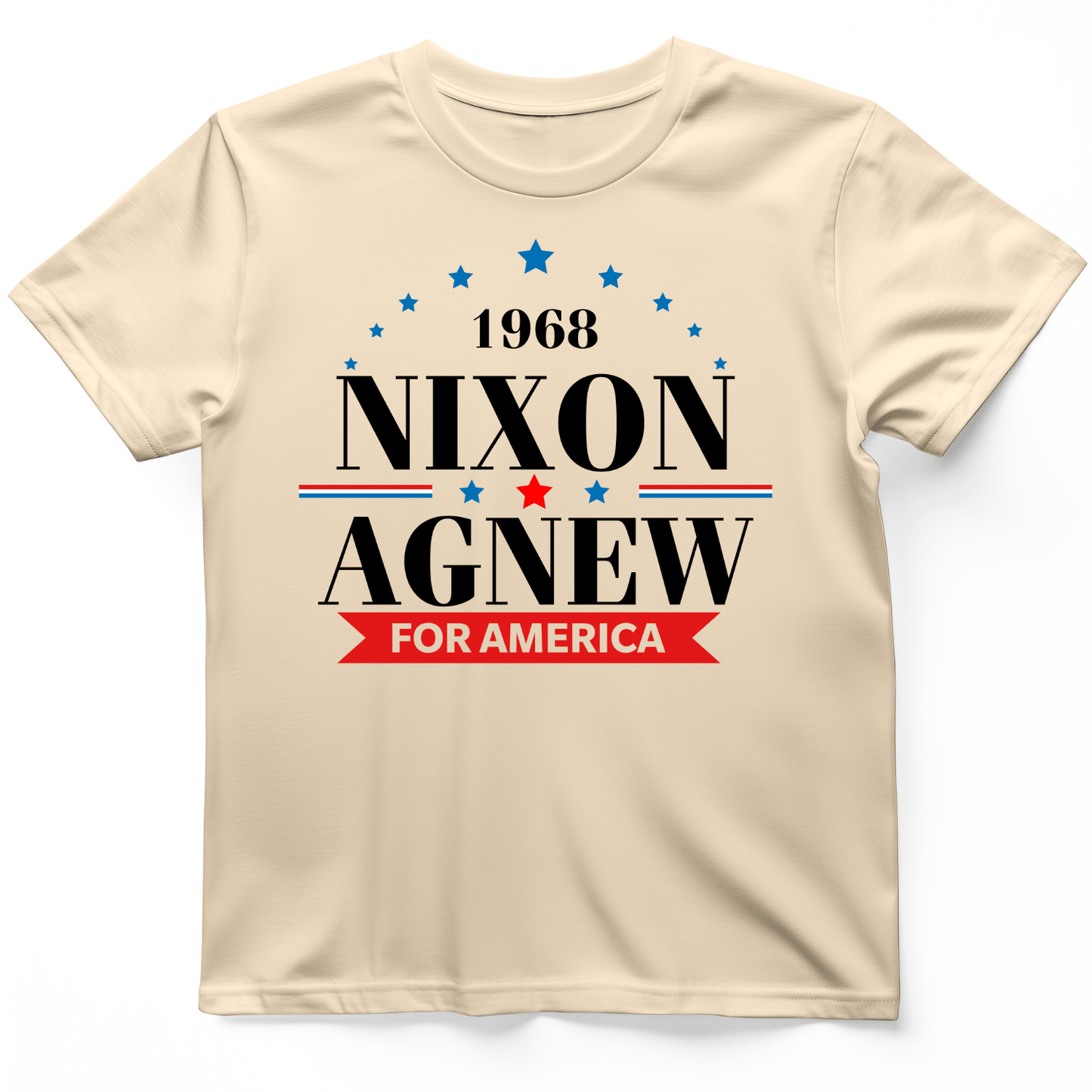 Nixon Agnew 68 T-Shirt Natural / S