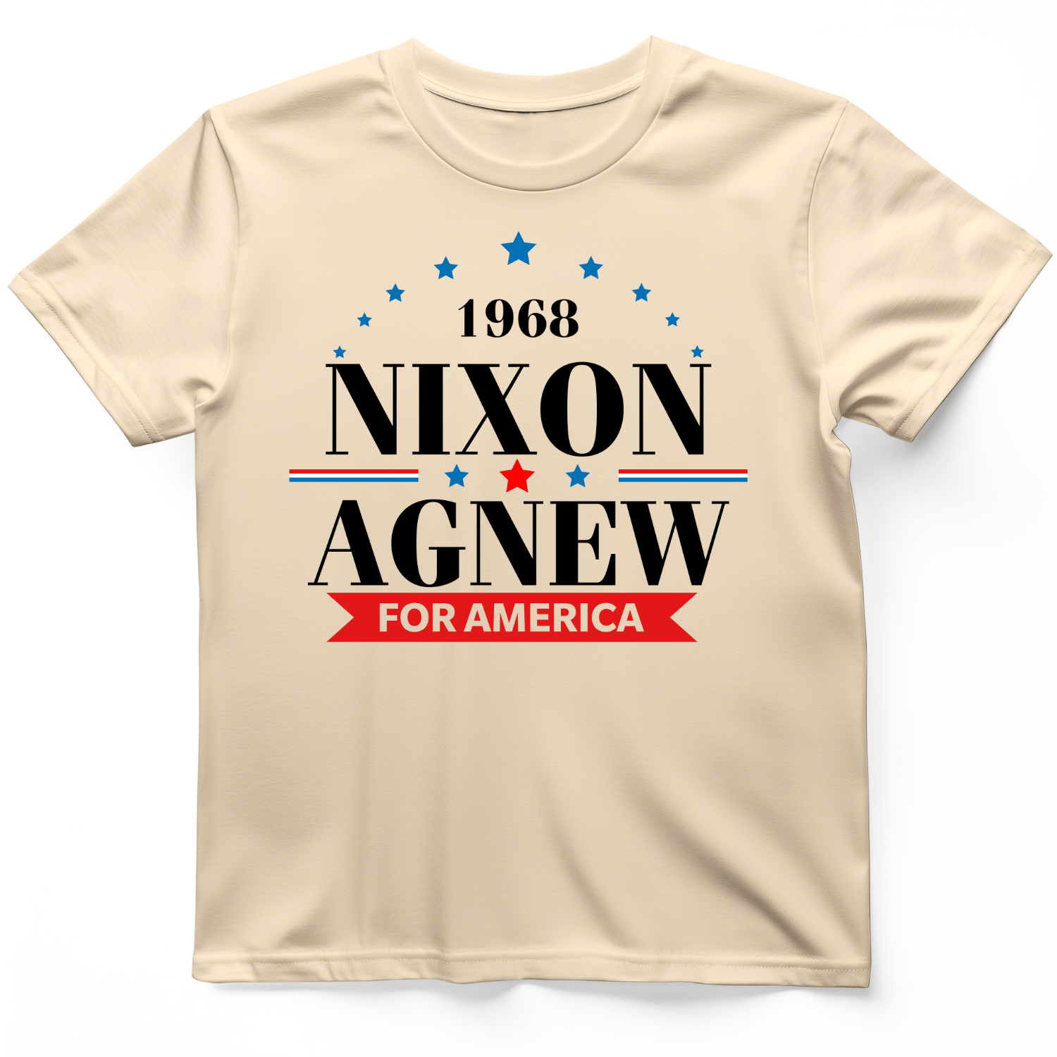 Nixon Agnew 68 T-Shirt Natural / S