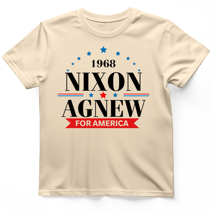 Nixon Agnew 68 T-Shirt Natural / S