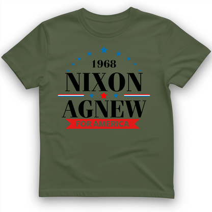 Nixon Agnew 68 T-Shirt Military Green / S