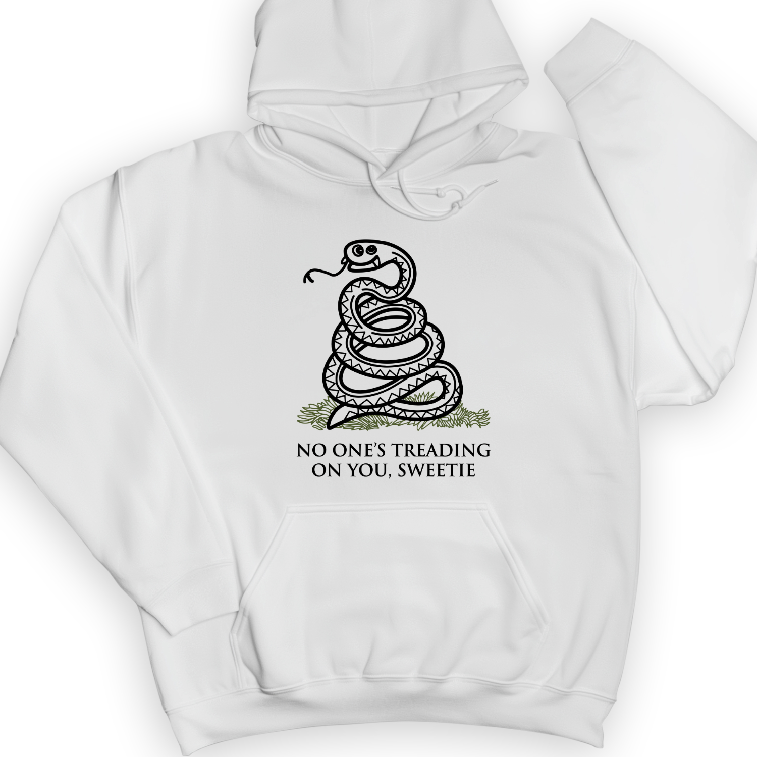No One's Treading On You, Sweetie Hoodie White / S