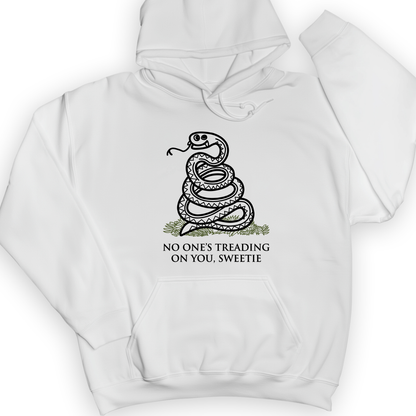 No One's Treading On You, Sweetie Hoodie White / S