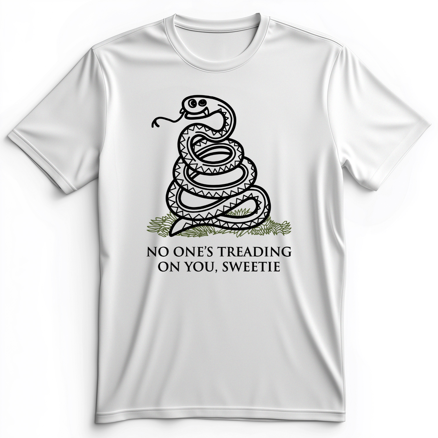 No One's Treading On You, Sweetie Premium Tee White / S