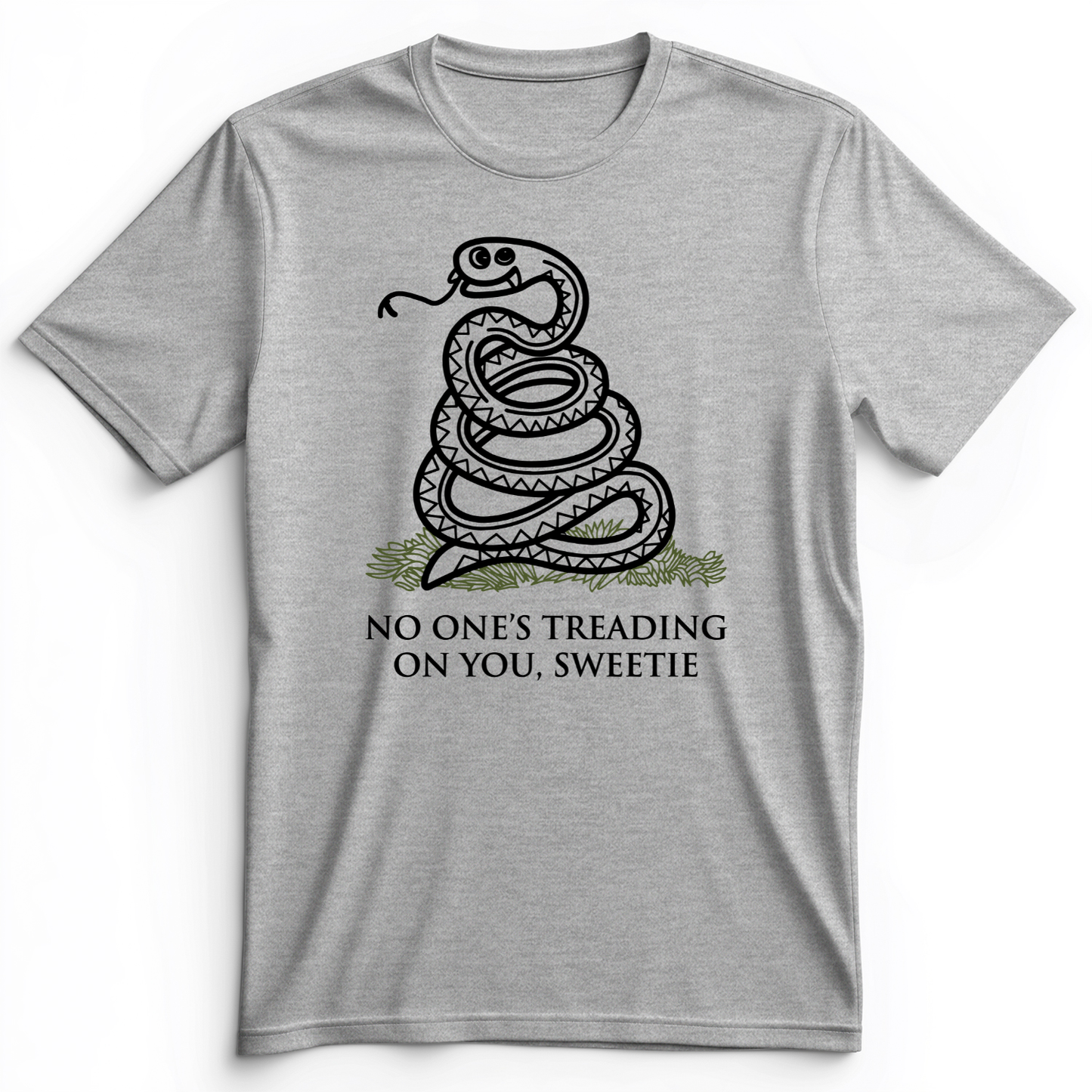 No One's Treading On You, Sweetie Premium Tee Athletic Heather / S