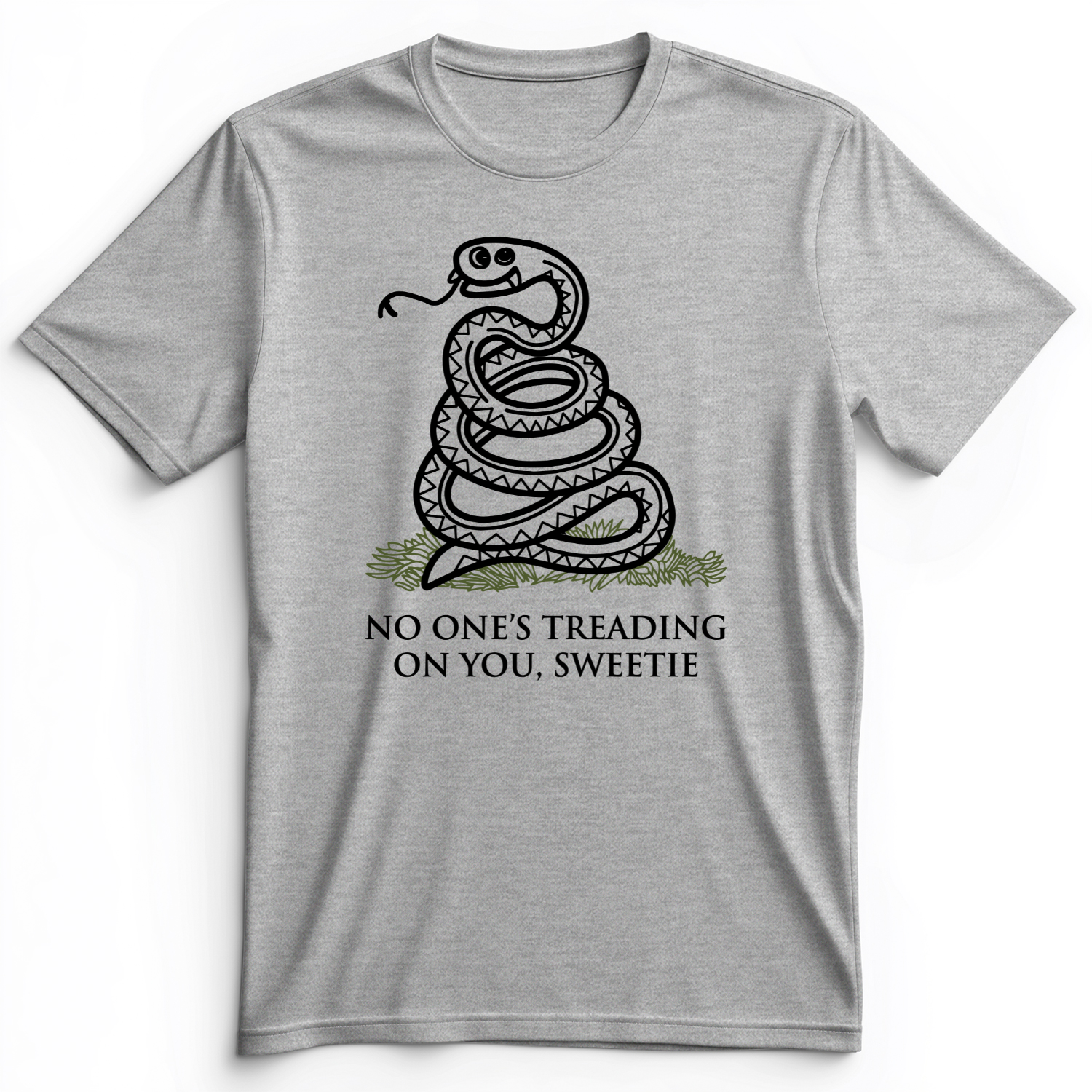 No One's Treading On You, Sweetie Premium Tee Athletic Heather / S