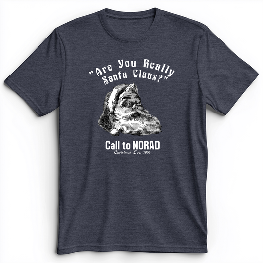 NORAD Premium Tee Heather Navy / S