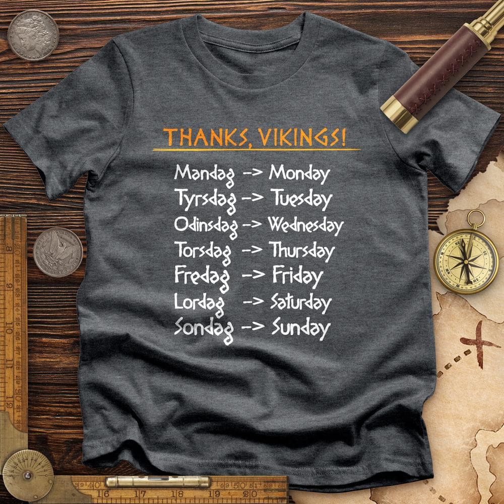 Nordic Gods Days Of The Week Premium Tee