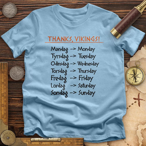 Nordic Gods Days Of The Week T-Shirt