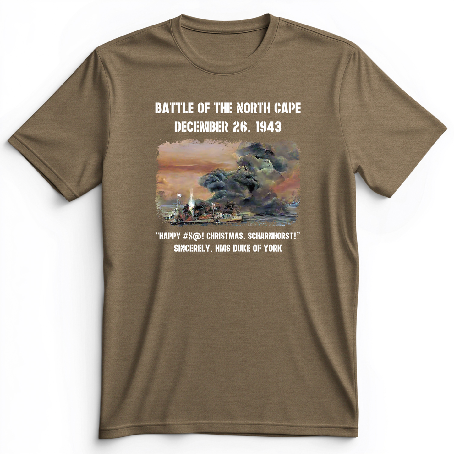North Cape Premium Tee Heather Olive / S