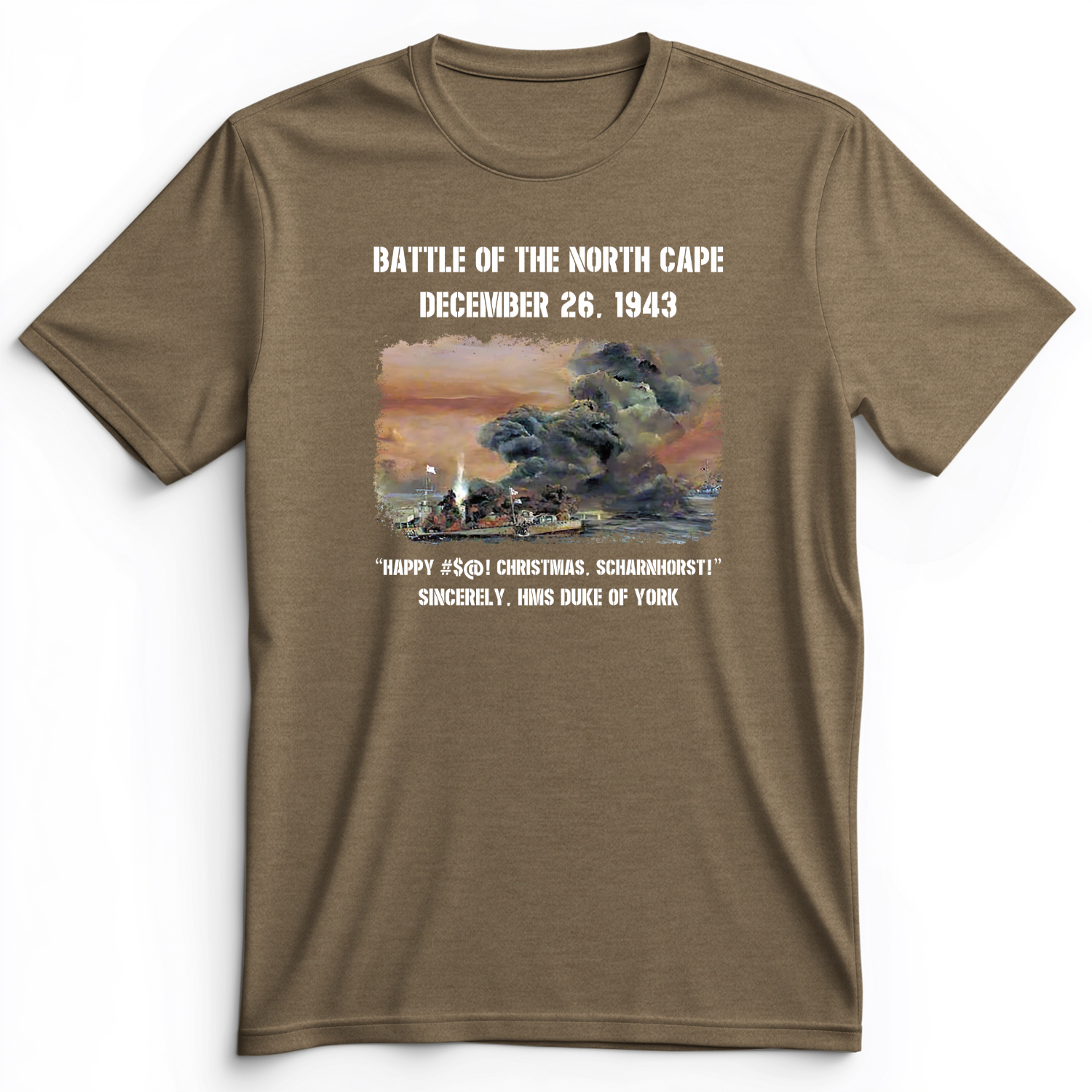 North Cape Premium Tee Heather Olive / S