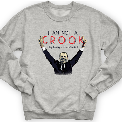 Not a Crook Crewneck Sport Grey / S