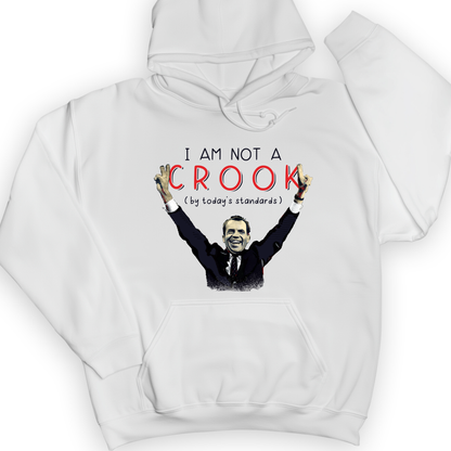 Not a Crook Hoodie White / S