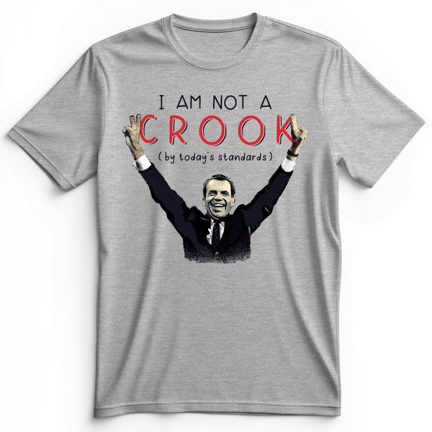 Not a Crook Premium Tee Athletic Heather / S