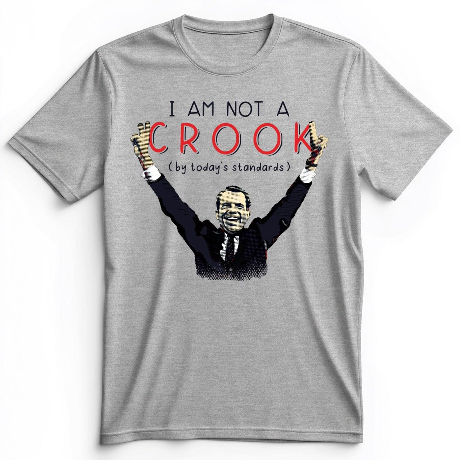 Not a Crook Premium Tee Athletic Heather / S