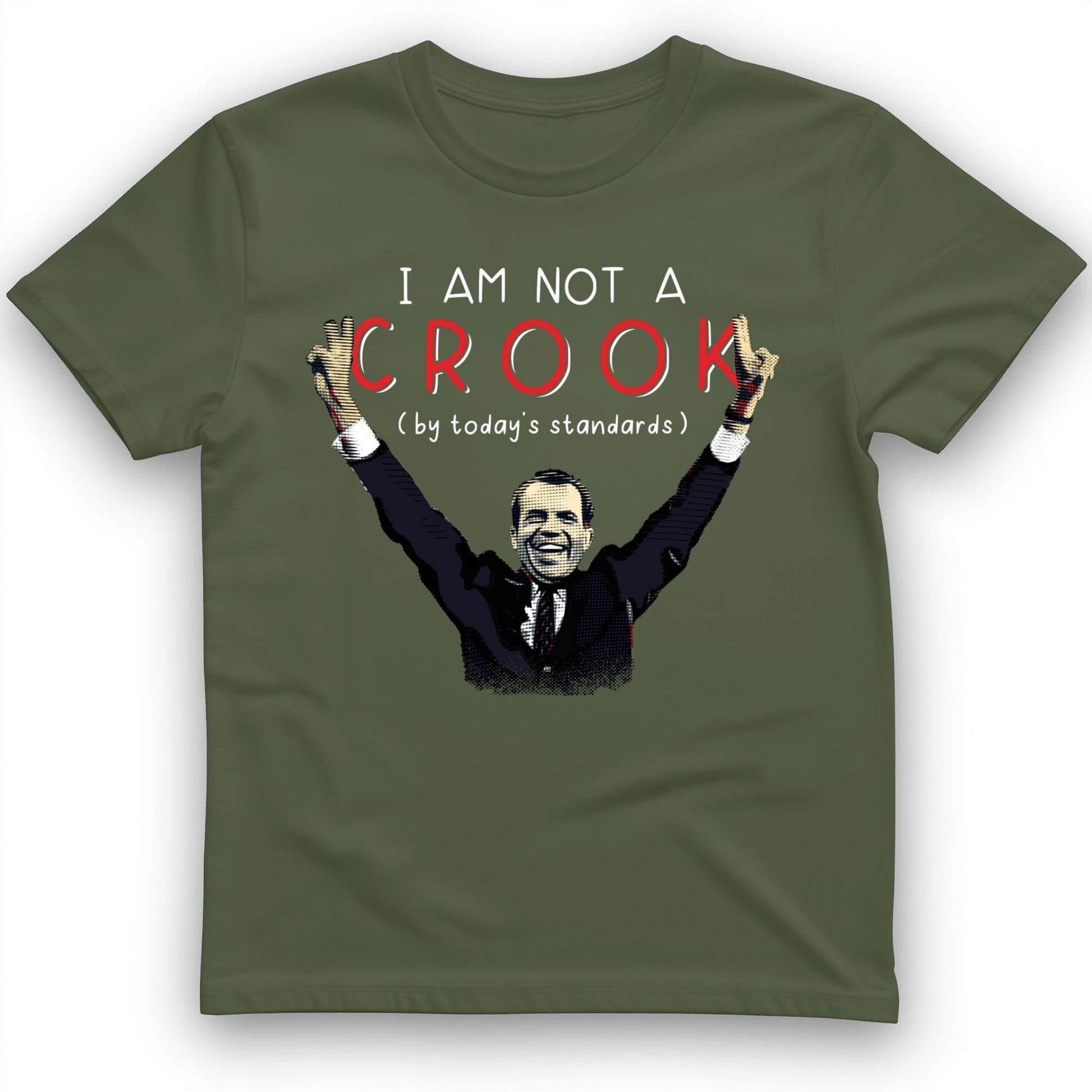 Not a Crook T-Shirt Military Green / S