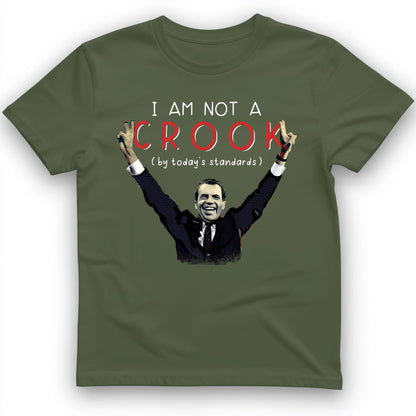Not a Crook T-Shirt Military Green / S