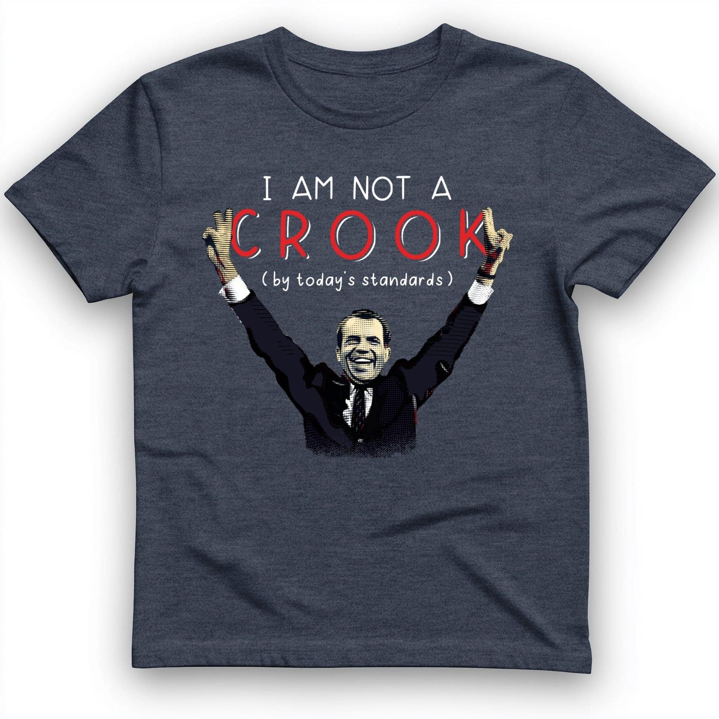 Not a Crook T-Shirt Heather Navy / S