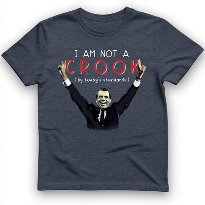 Not a Crook T-Shirt Heather Navy / S