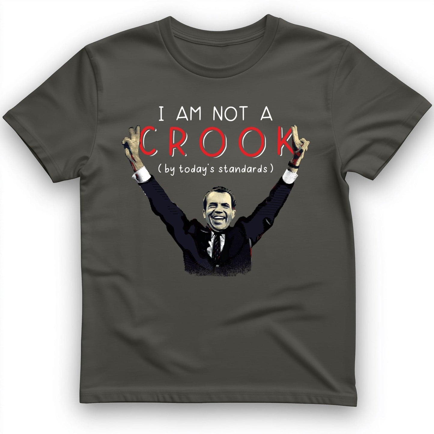 Not a Crook T-Shirt Charcoal / S