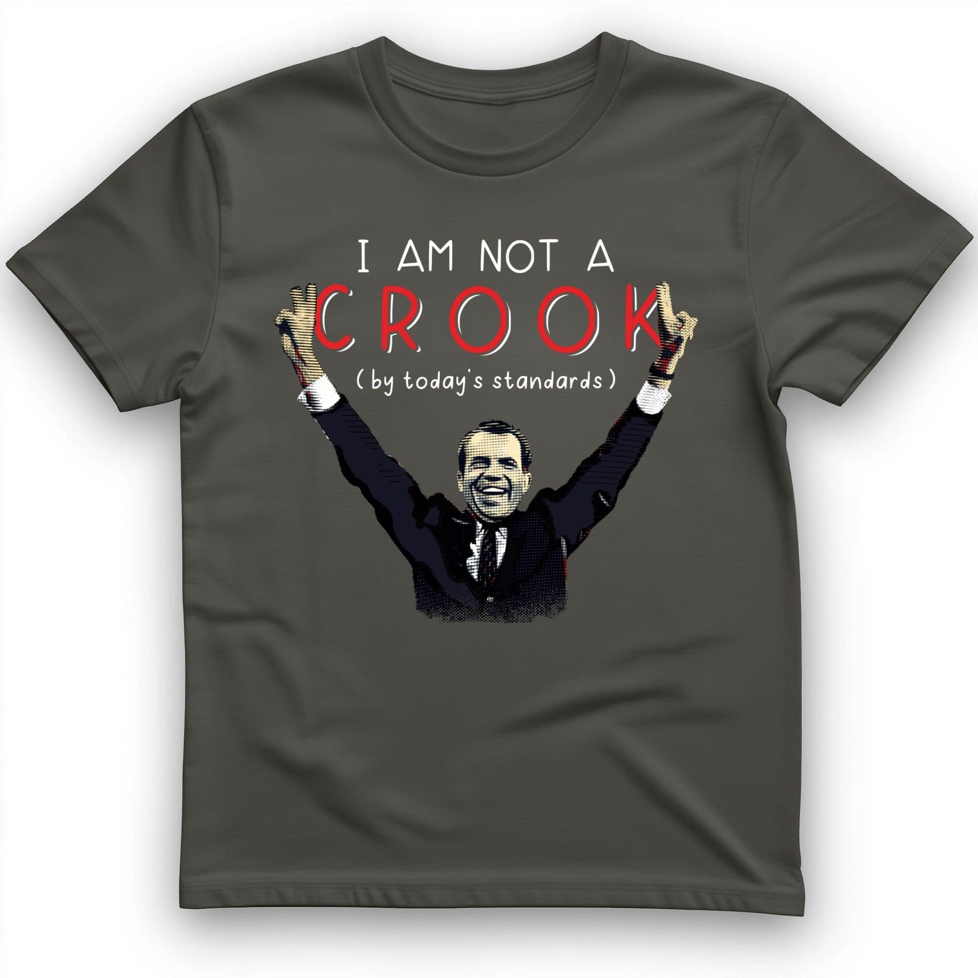 Not a Crook T-Shirt Charcoal / S