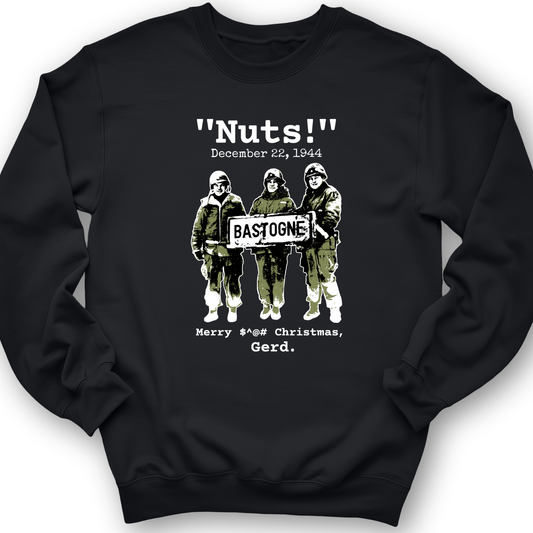 Nuts Crewneck Black / S