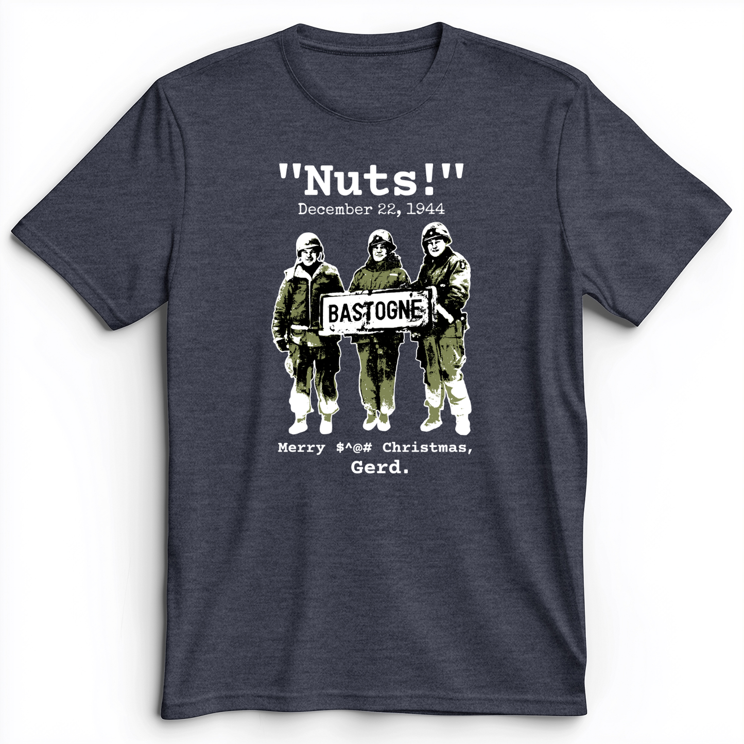 Nuts Premium Tee Heather Navy / S