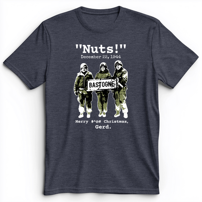 Nuts Premium Tee Heather Navy / S