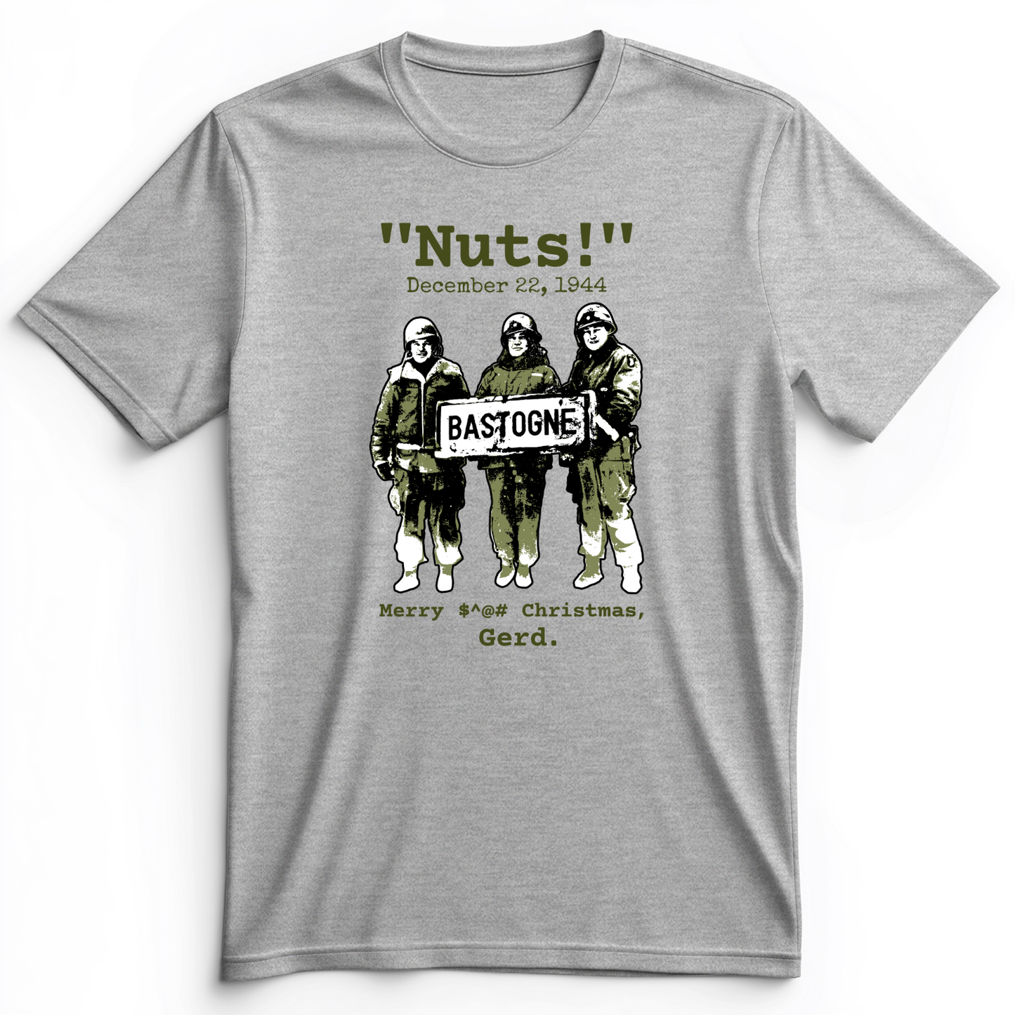 Nuts Premium Tee Athletic Heather / S