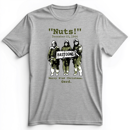 Nuts Premium Tee Athletic Heather / S