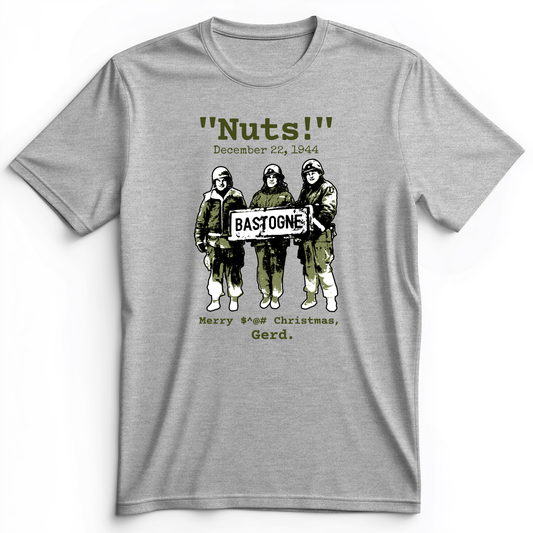 Nuts Premium Tee Athletic Heather / S
