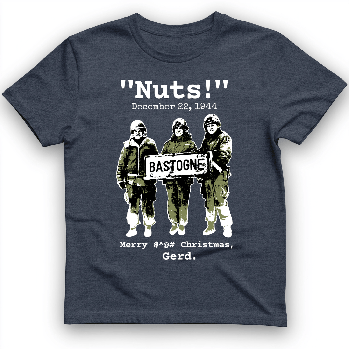 Nuts T-Shirt Heather Navy / S