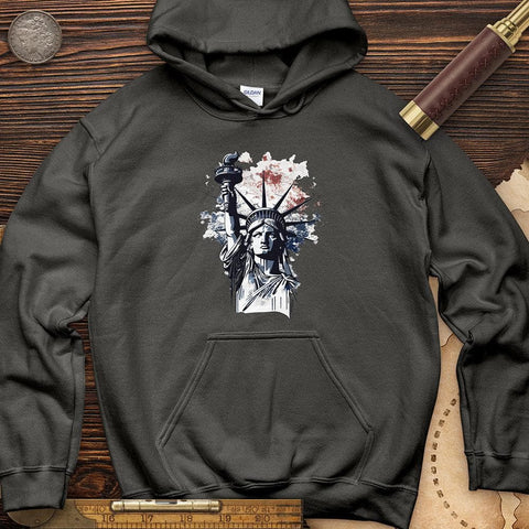 NYC Statue Of Liberty Hoodie Charcoal / S