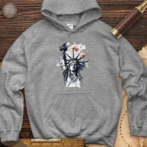 NYC Statue Of Liberty Hoodie Sport Grey / S