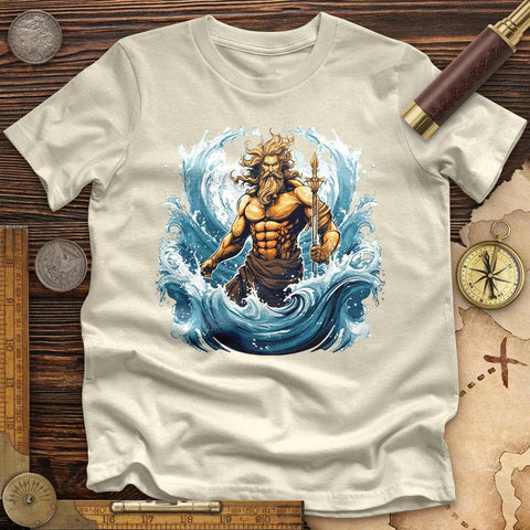 Ocean God High Quality Tee Natural / S