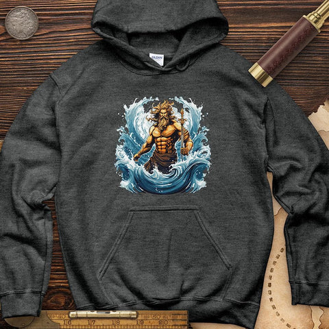 Ocean God Hoodie Dark Heather / S