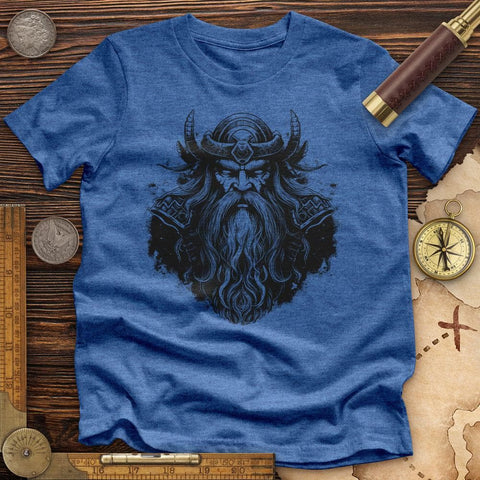 Odin's Majesty High Quality Tee Heather True Royal / S