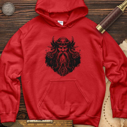 Odin's Majesty Hoodie Red / S