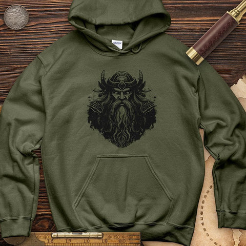 Odin's Majesty Hoodie Military Green / S